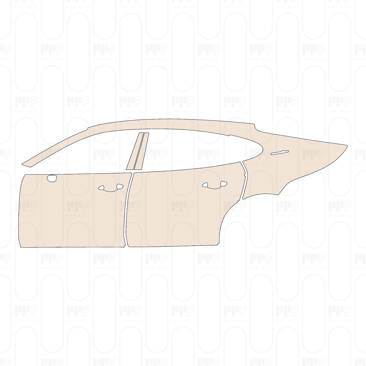 PPF precortado Porsche Panamera Sedan Panamera 4S Executive 2021
