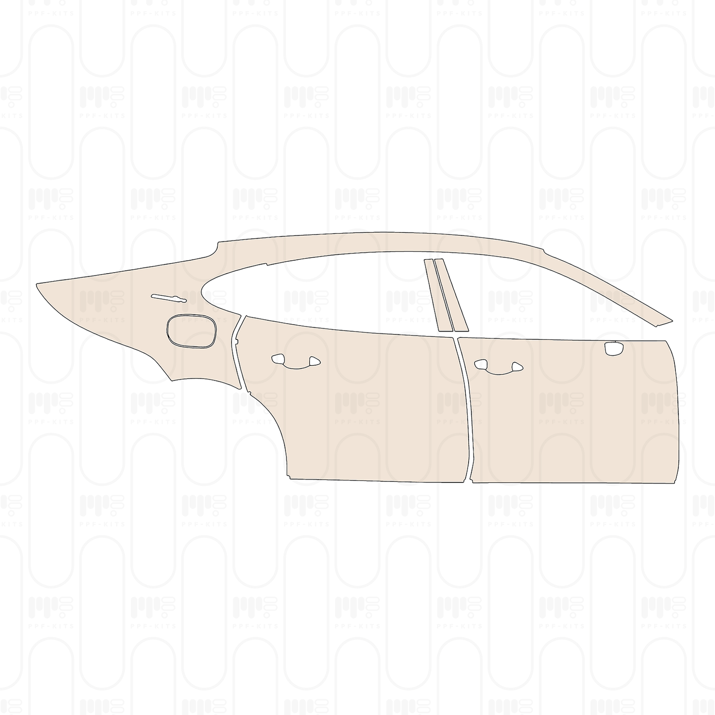 PPF precortado Porsche Panamera Sedan Panamera 4S Executive 2021