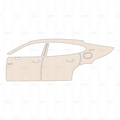Pre-Cut PPF Porsche Panamera Sedan Panamera 4 E-Hybrid Executive 2023