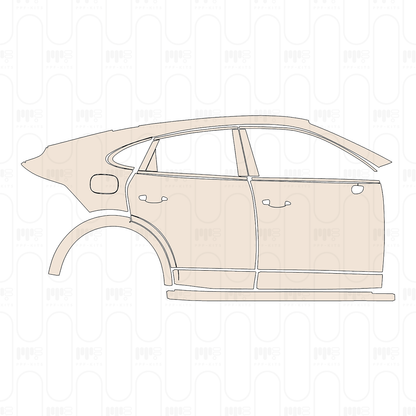 Pre-Cut PPF Porsche Cayenne Coupe Cayenne Coupe 2020