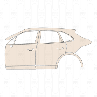 Pre-Cut PPF Porsche Cayenne Turbo 2019