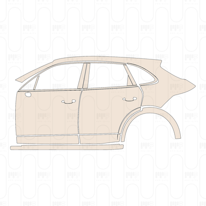 Pre-Cut PPF Porsche Cayenne S 2020
