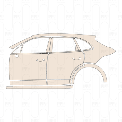 Pre-Cut PPF Porsche Cayenne GTS 2022