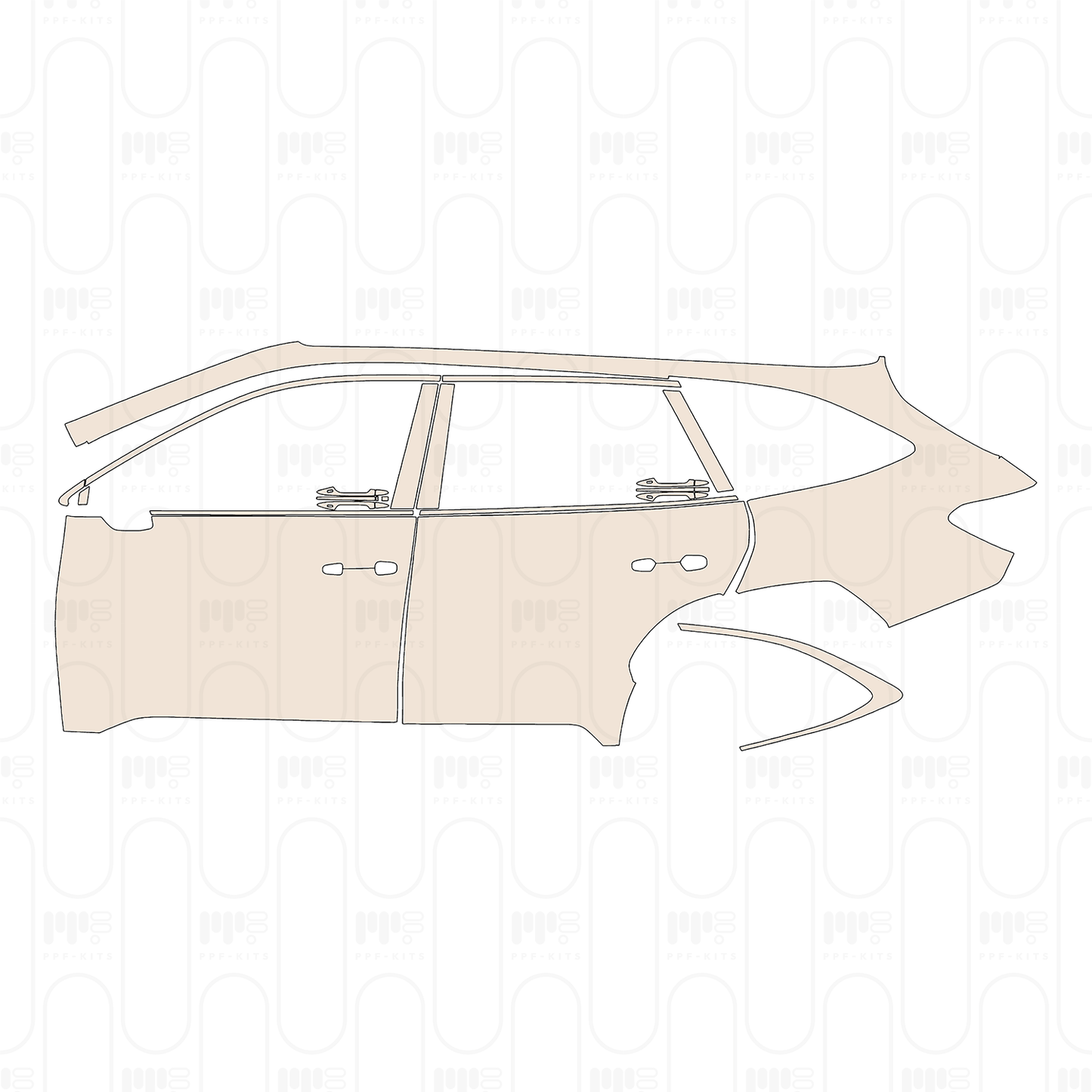 Pre-Cut PPF Subaru Outback (US) Onyx Edition XT 2022