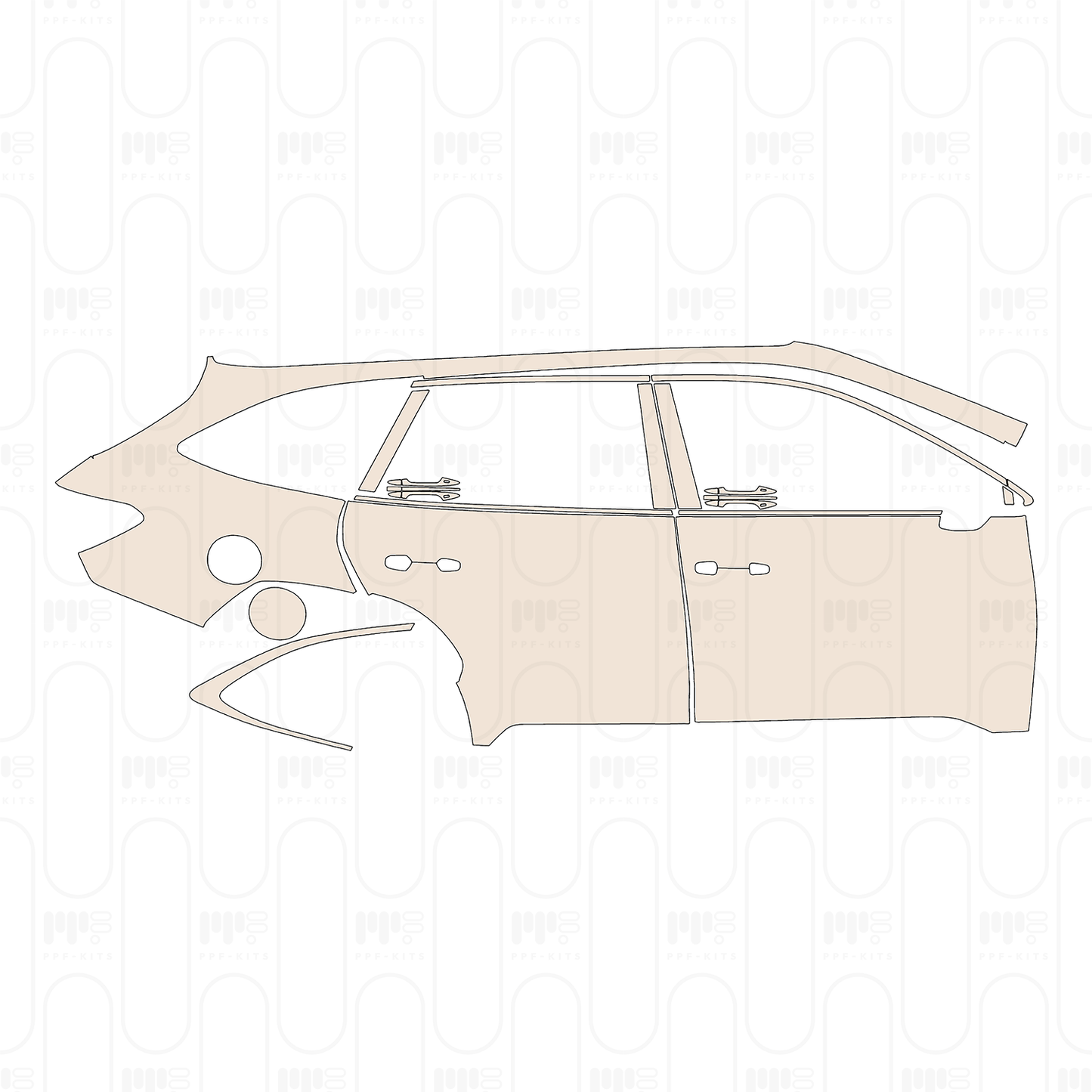 Pre-Cut PPF Subaru Outback (US) Onyx Edition XT 2022