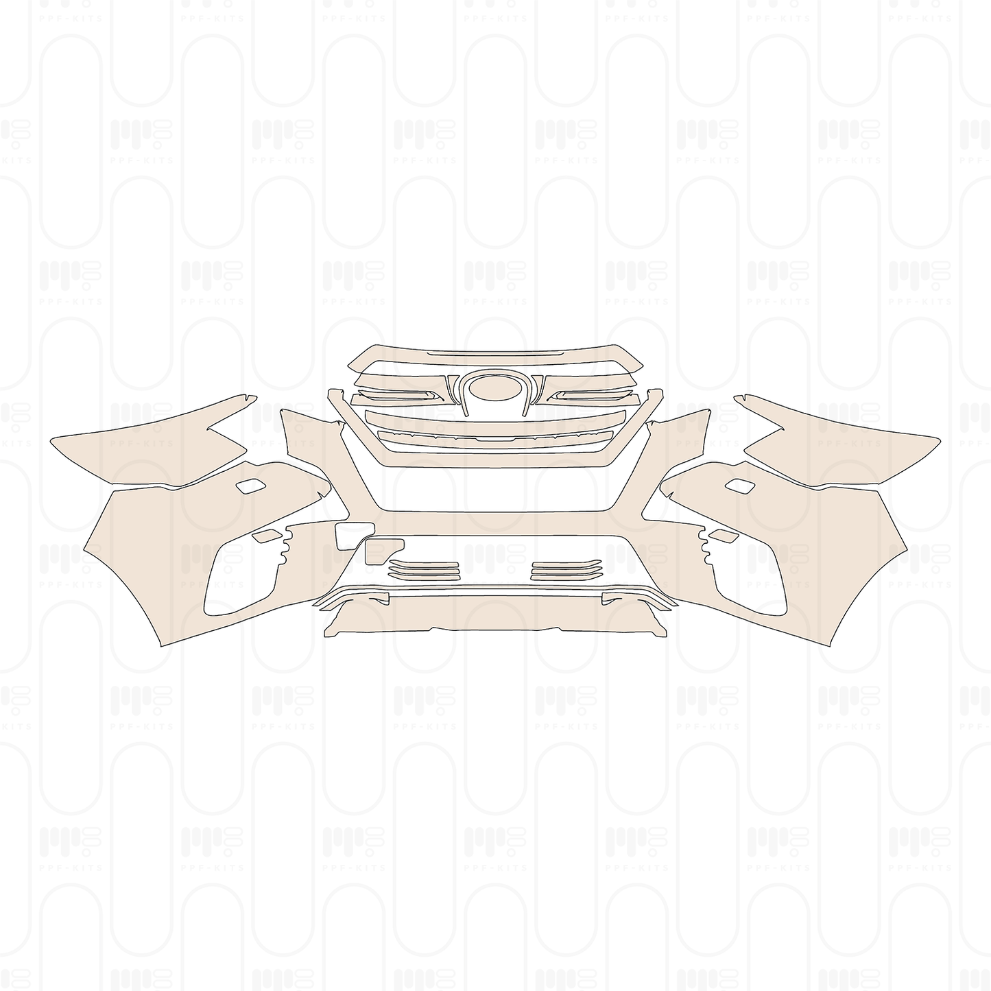 PPF precortado Subaru Forester (CN) 2022