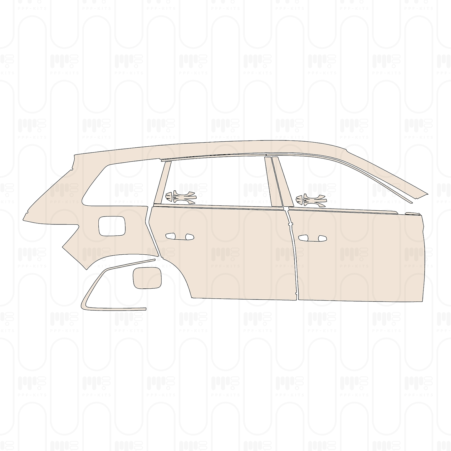 Pre-Cut PPF Skoda Kodiaq SE (EU) 2023