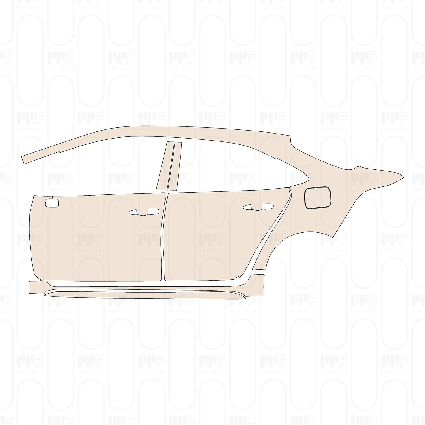 PPF precortado Toyota Corolla (US) Sedan Luxury 2022