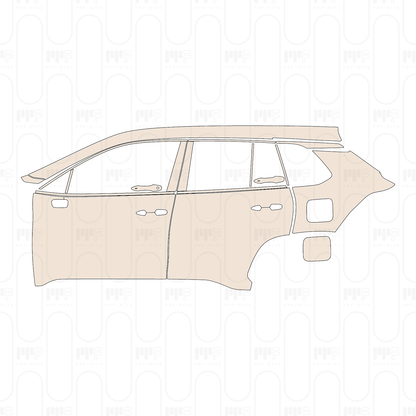 PPF precortado Toyota Corolla Cross (US) LE 2023