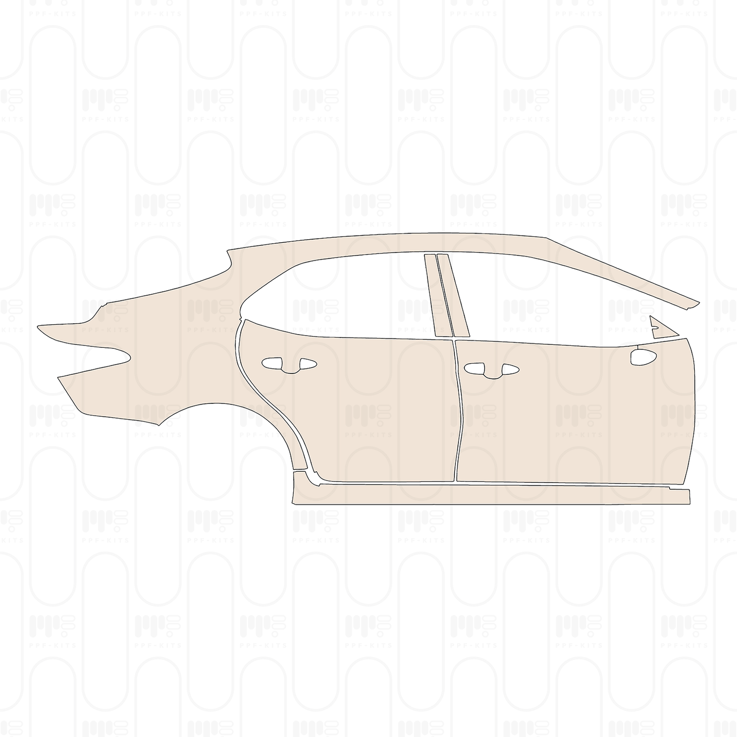 Pre-Cut PPF Toyota Camry (CN) Luxury 2022