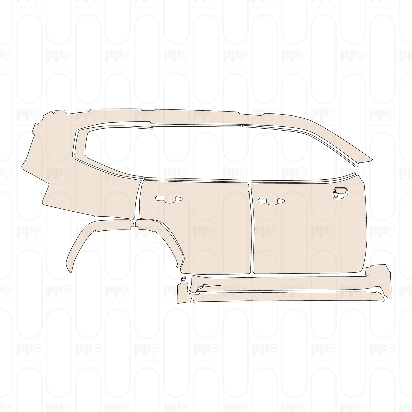 PPF precortado Toyota Land Cruiser GR Sport 2022