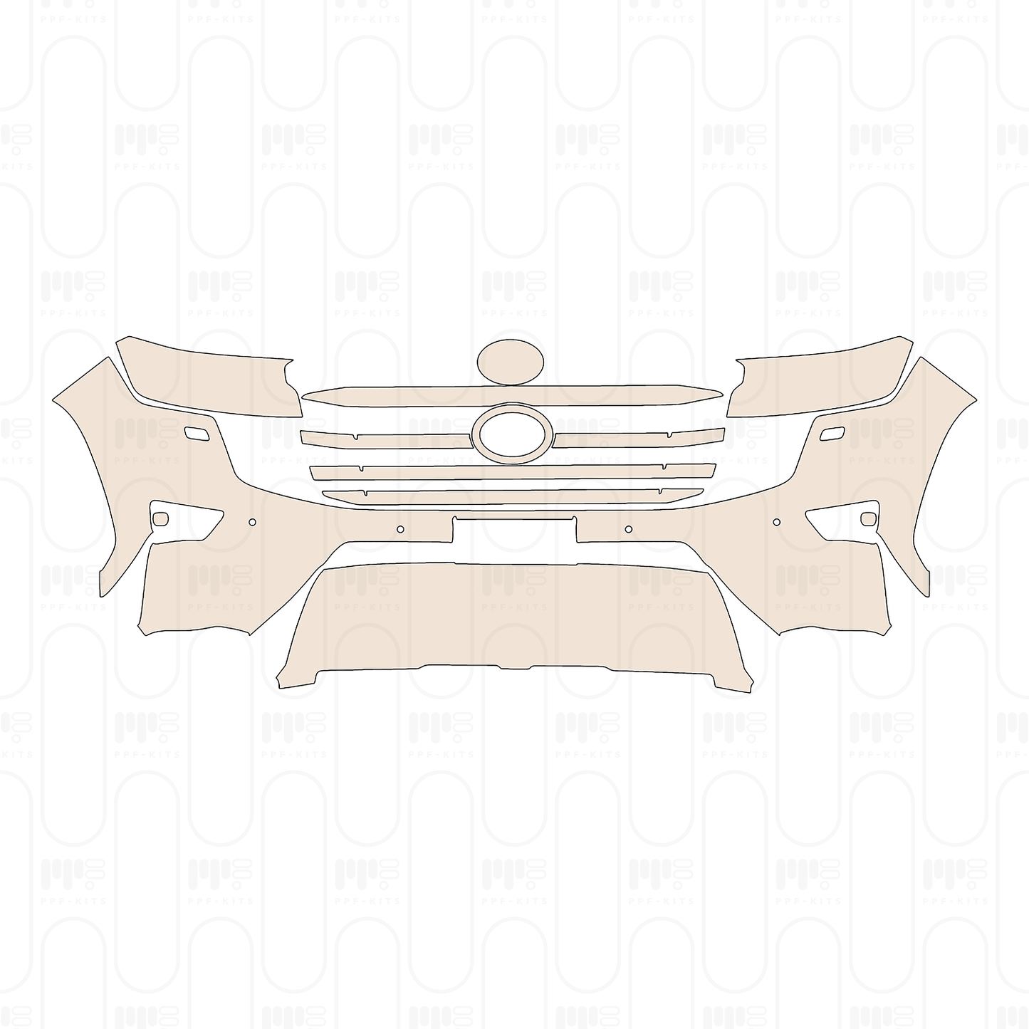 PPF precortado Toyota Land Cruiser (ME) EXR 2023
