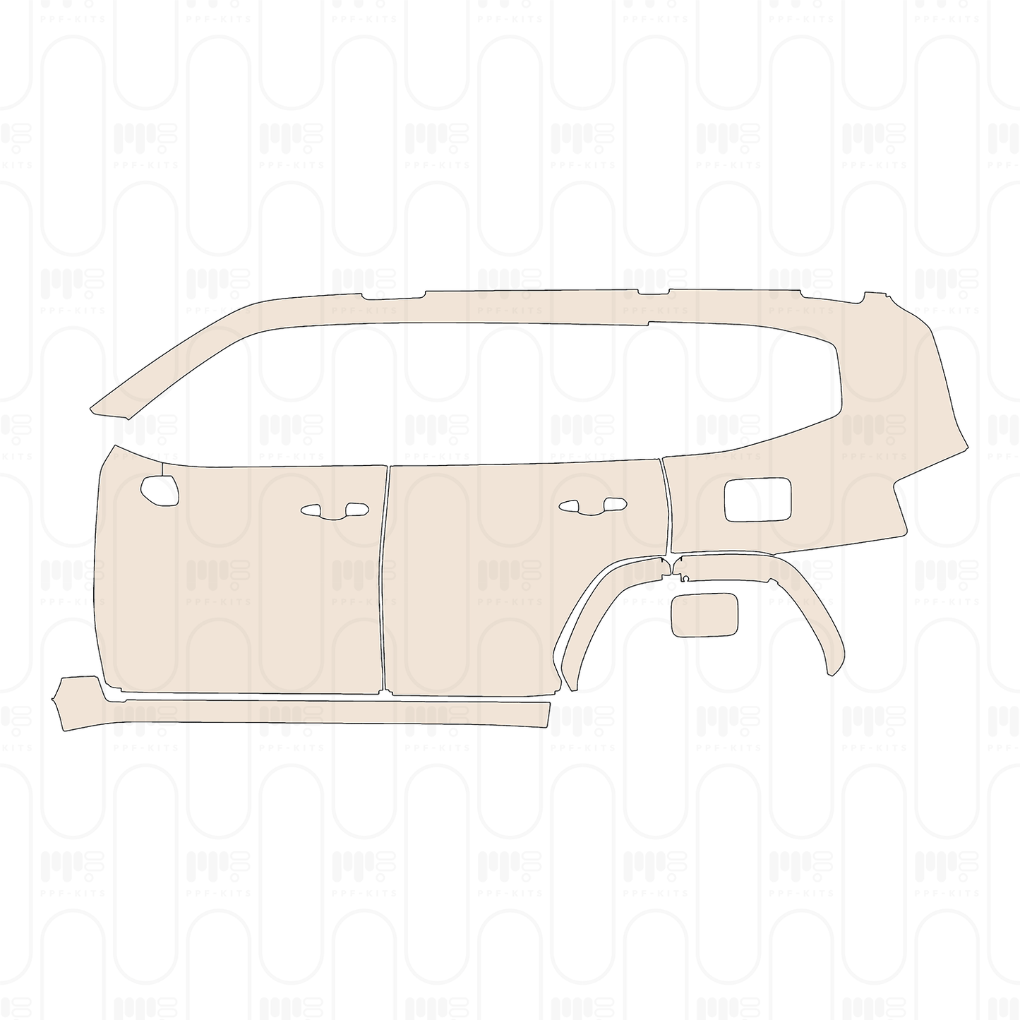 Pre-Cut PPF Toyota Land Cruiser (ME) GR-Sport 2023