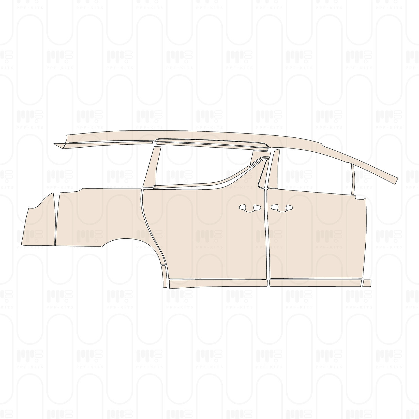 PPF precortado Toyota Alphard Executive Lounge 2022