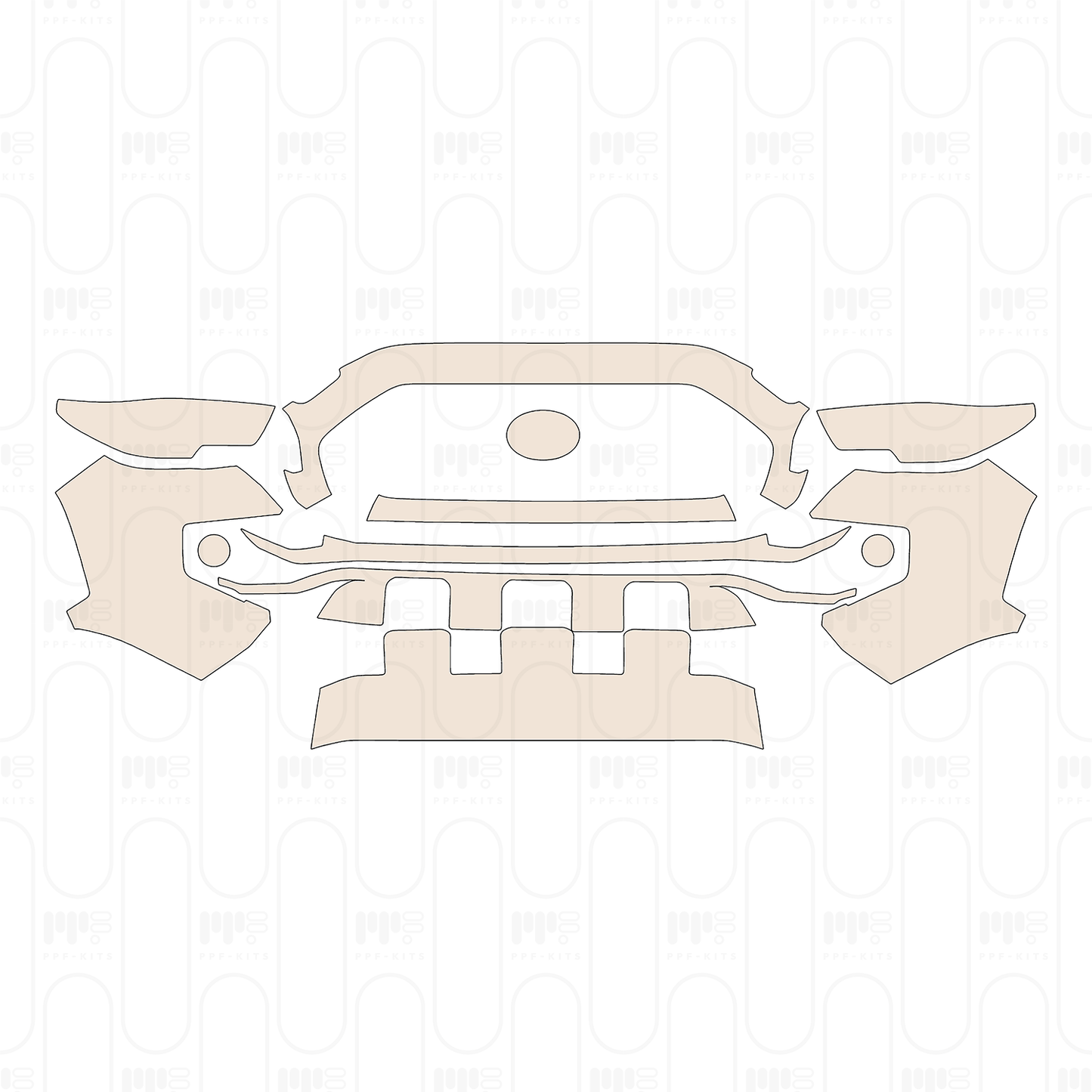 Pre-Cut PPF Toyota Tacoma Double Cab SR5 2022