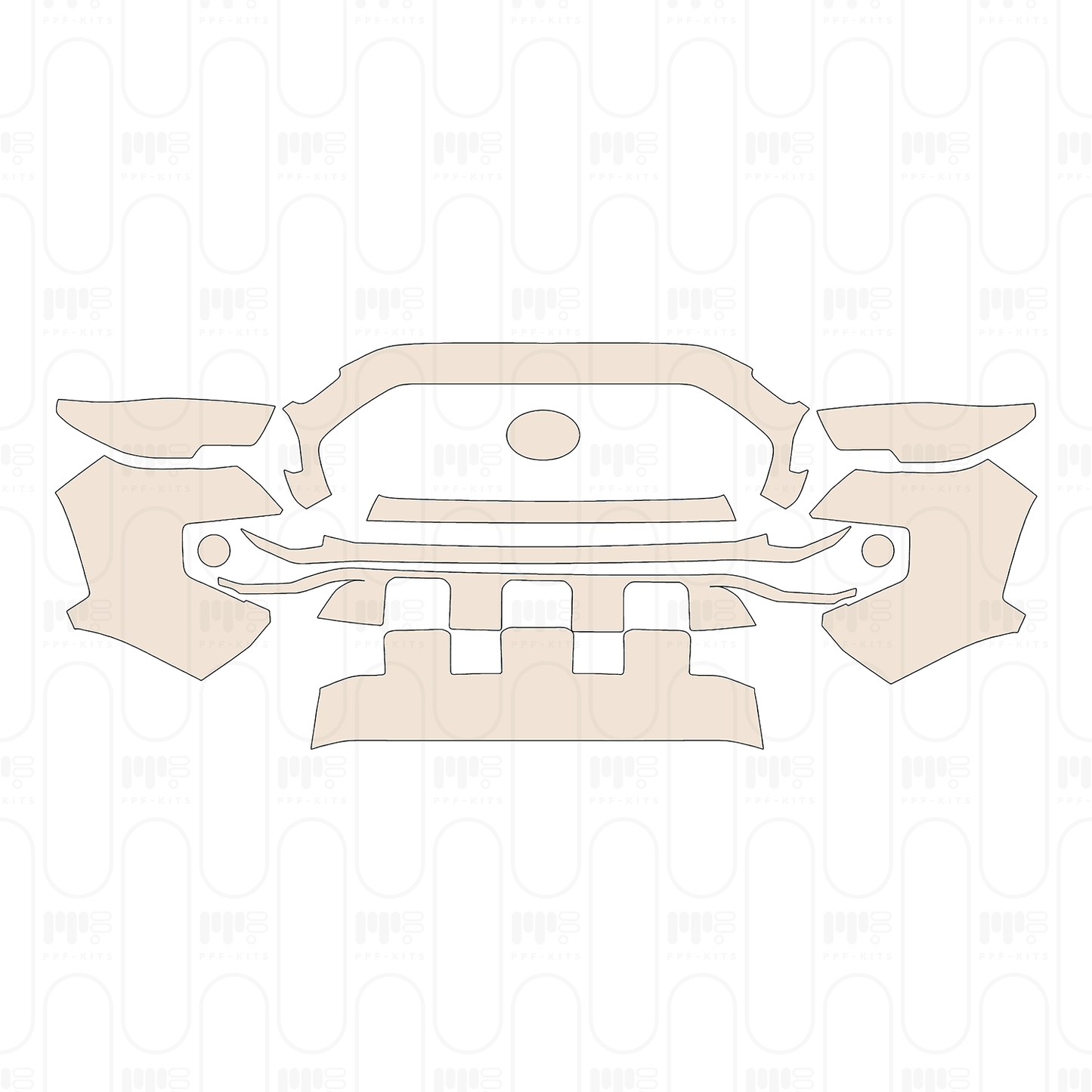 PPF precortado Toyota Tacoma Double Cab TRD Sport 2022