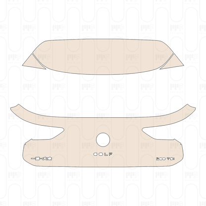 Pre-Cut PPF Volkswagen Golf Base 2022
