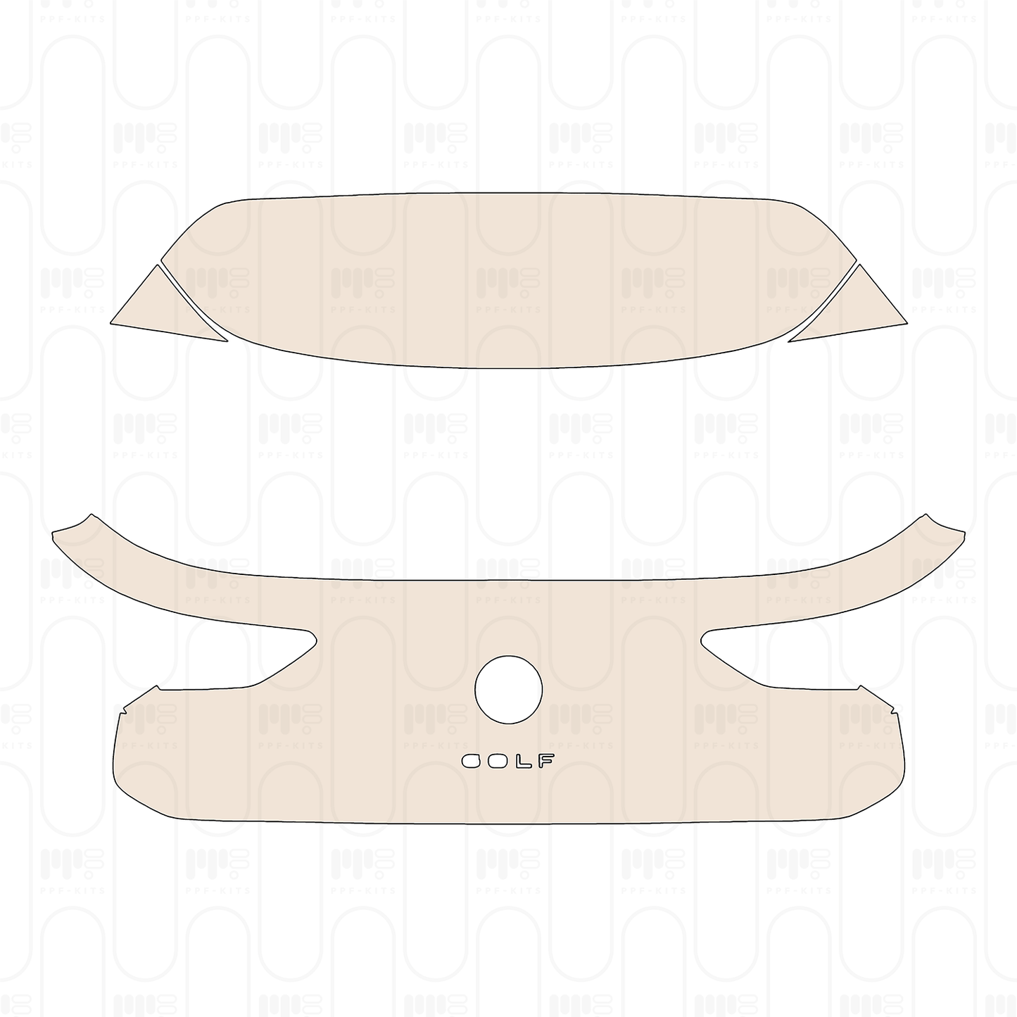 Pre-Cut PPF Volkswagen Golf Base 2022