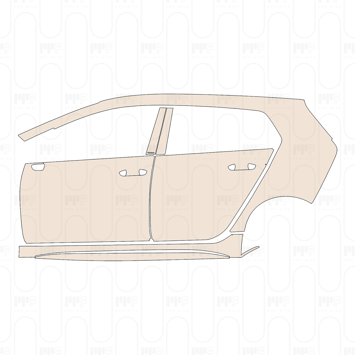 PPF precortado Volkswagen Golf R 2023