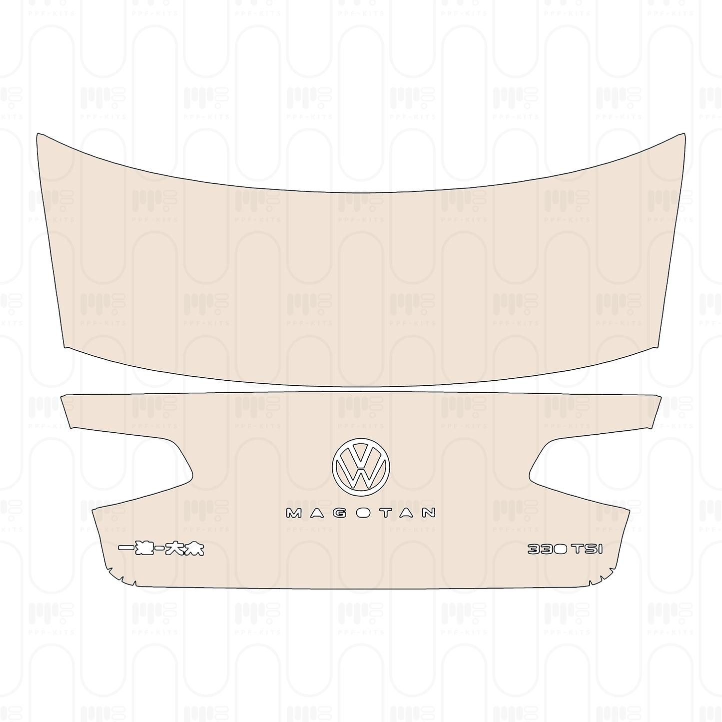 PPF precortado Volkswagen Magotan 2023