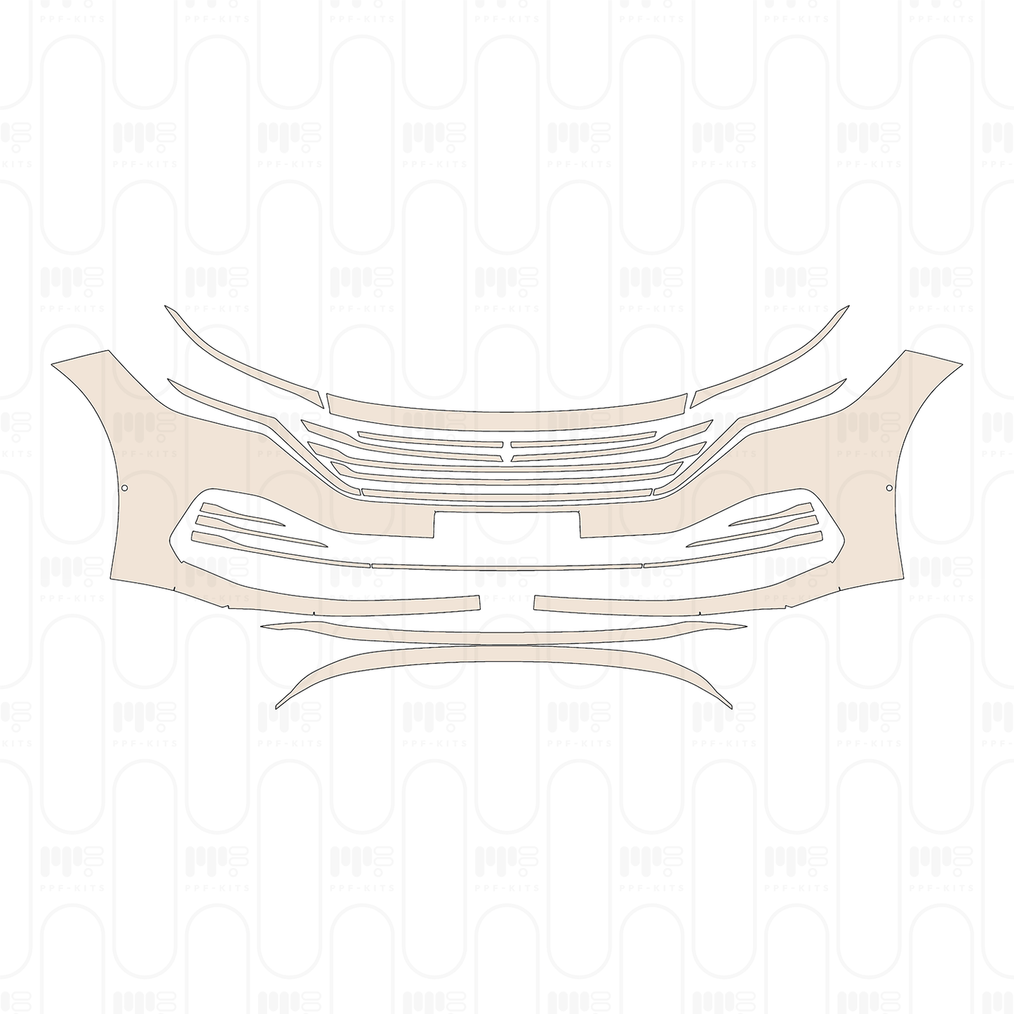 PPF precortado Volkswagen Viloran Base 2023