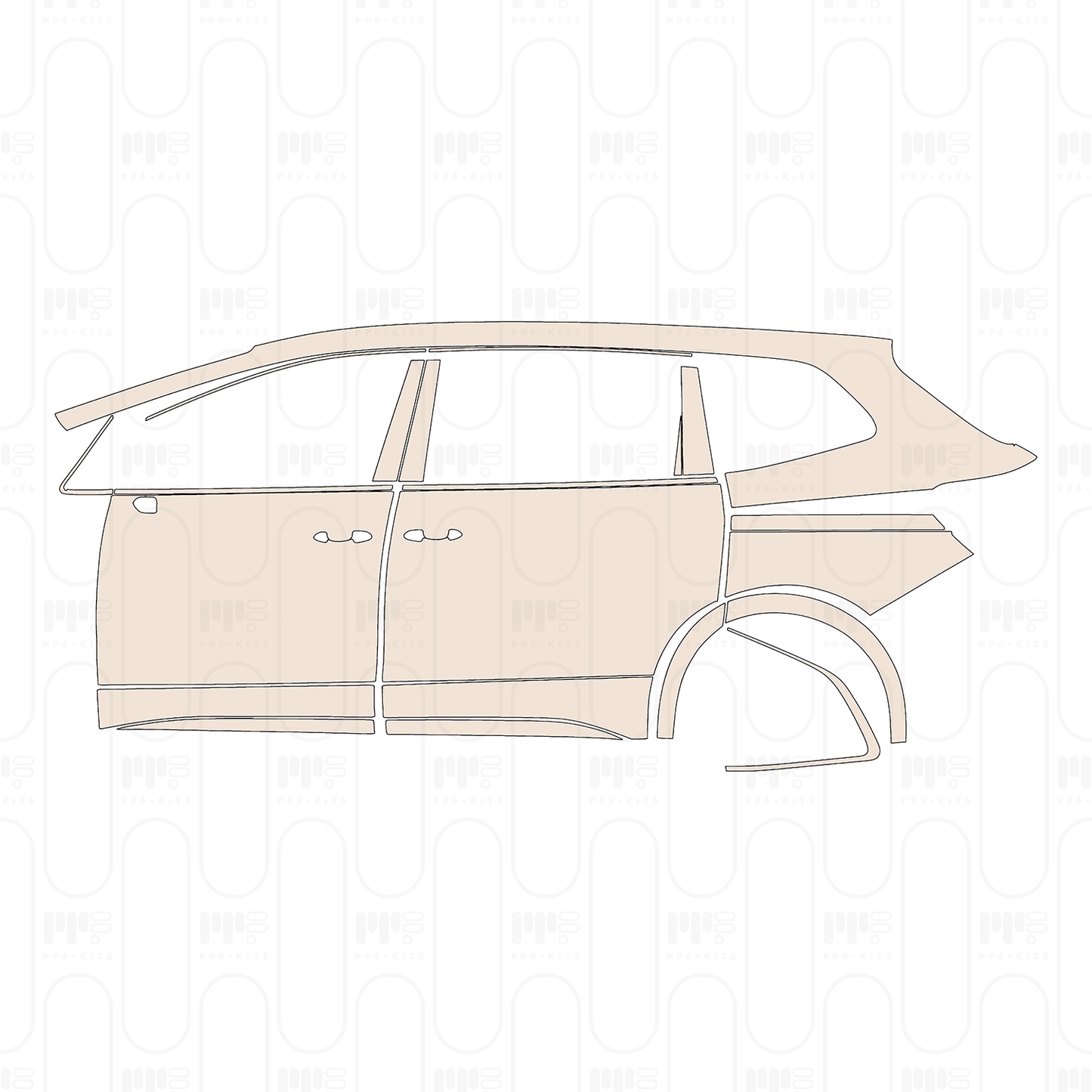 PPF precortado Volkswagen Viloran Base 2023