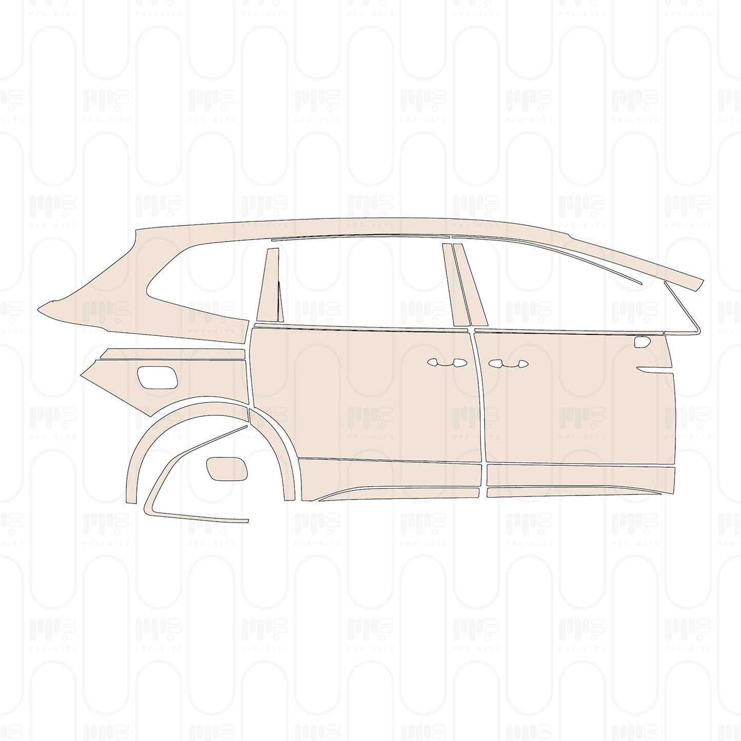 PPF precortado Volkswagen Viloran Flagship 2023