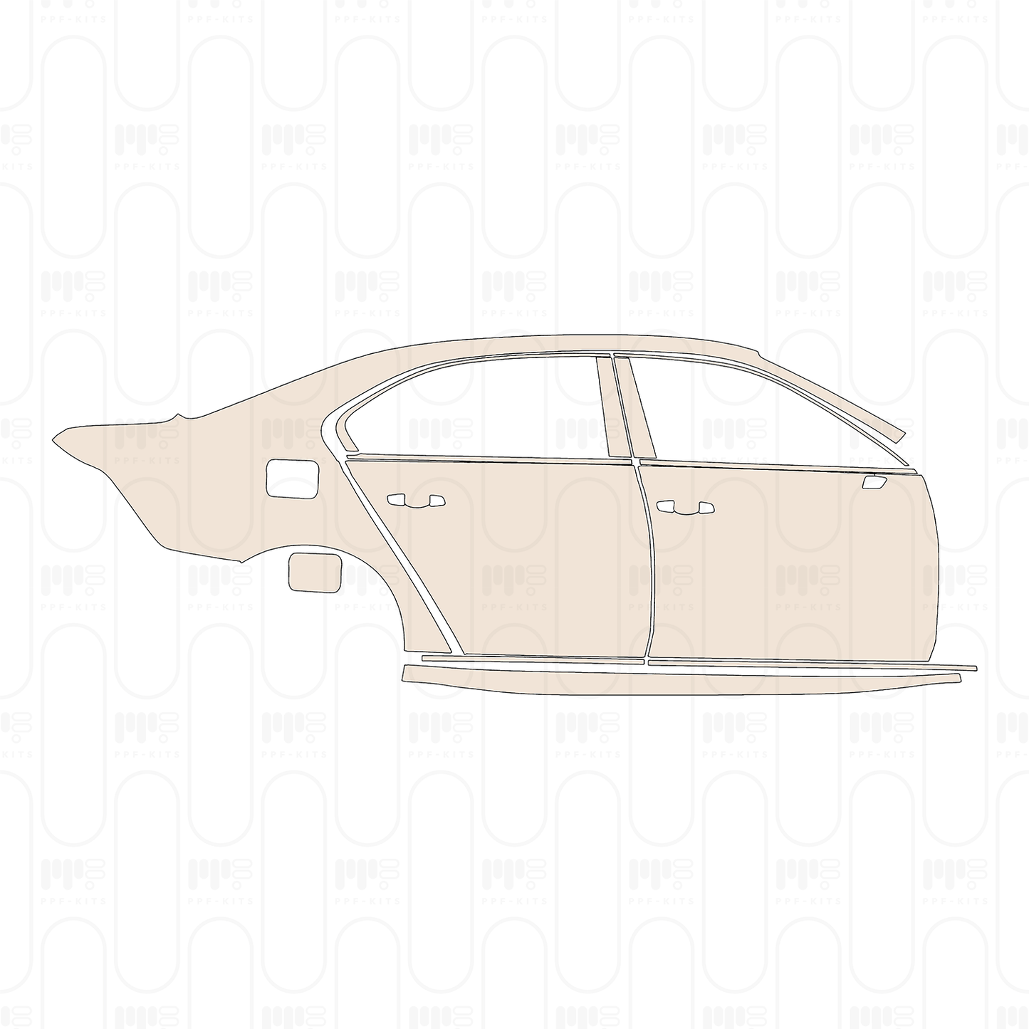 Pre-Cut PPF Volkswagen Phideon 2023