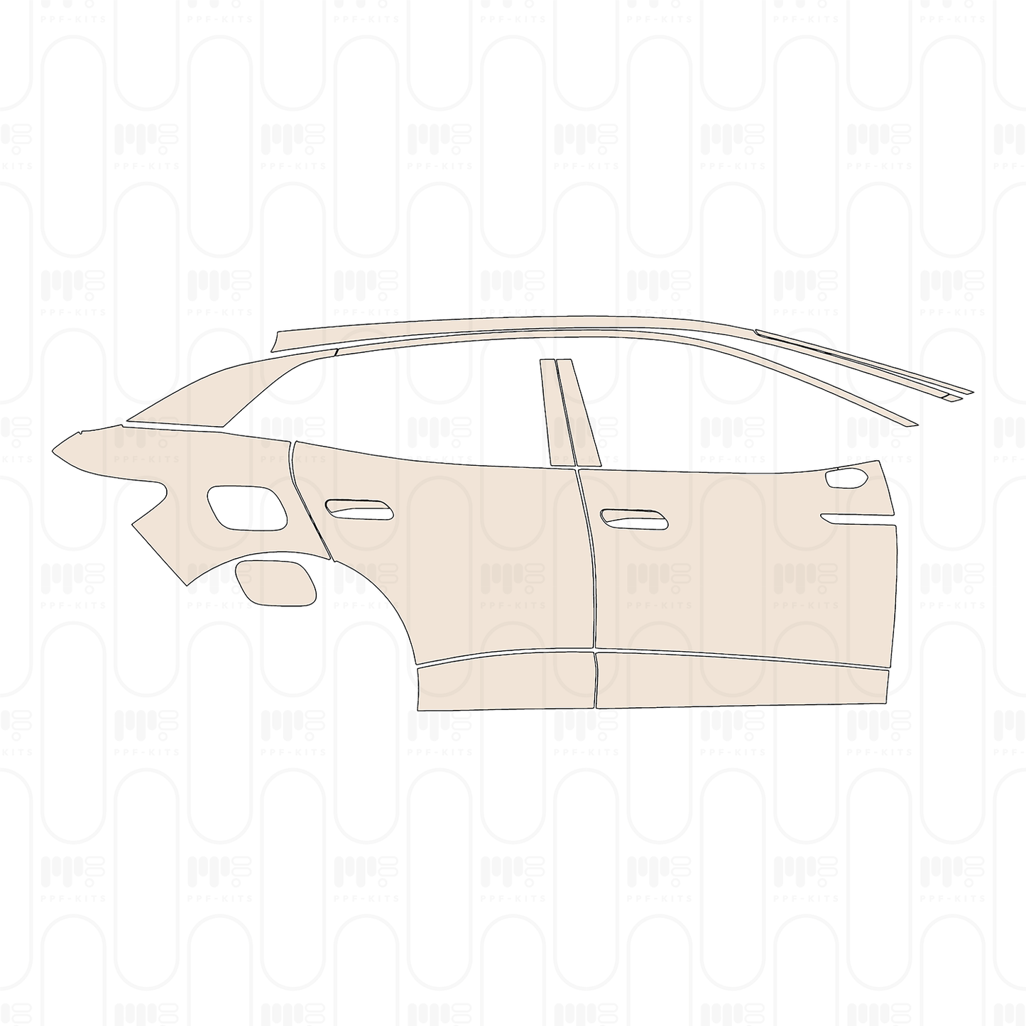 Pre-Cut PPF Volkswagen ID.4 (CN) X 2023