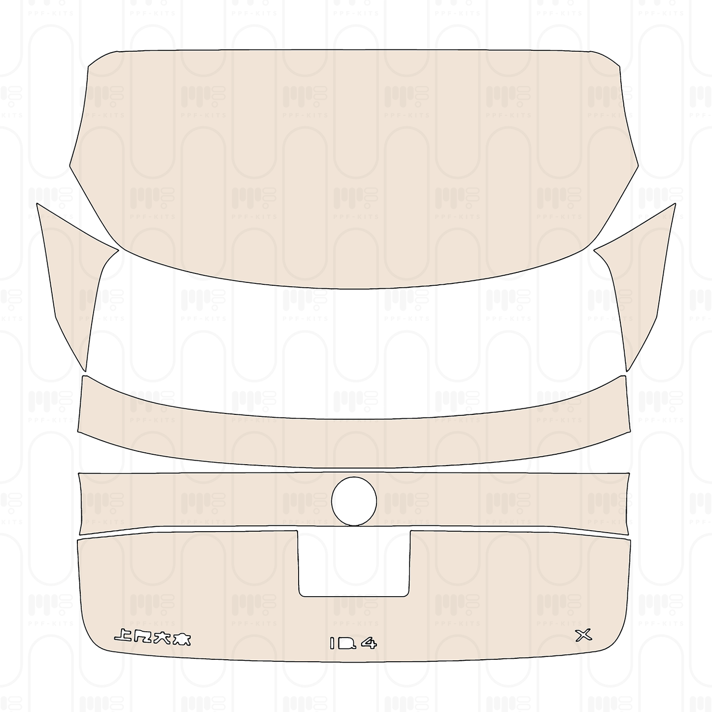 Pre-Cut PPF Volkswagen ID.4 (CN) X 2023