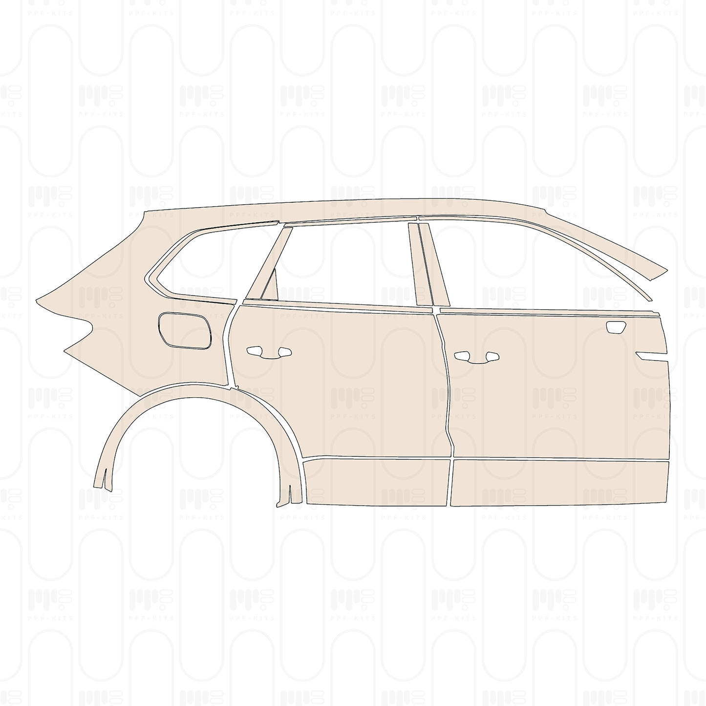 PPF precortado Volkswagen Touareg R-Line 2022