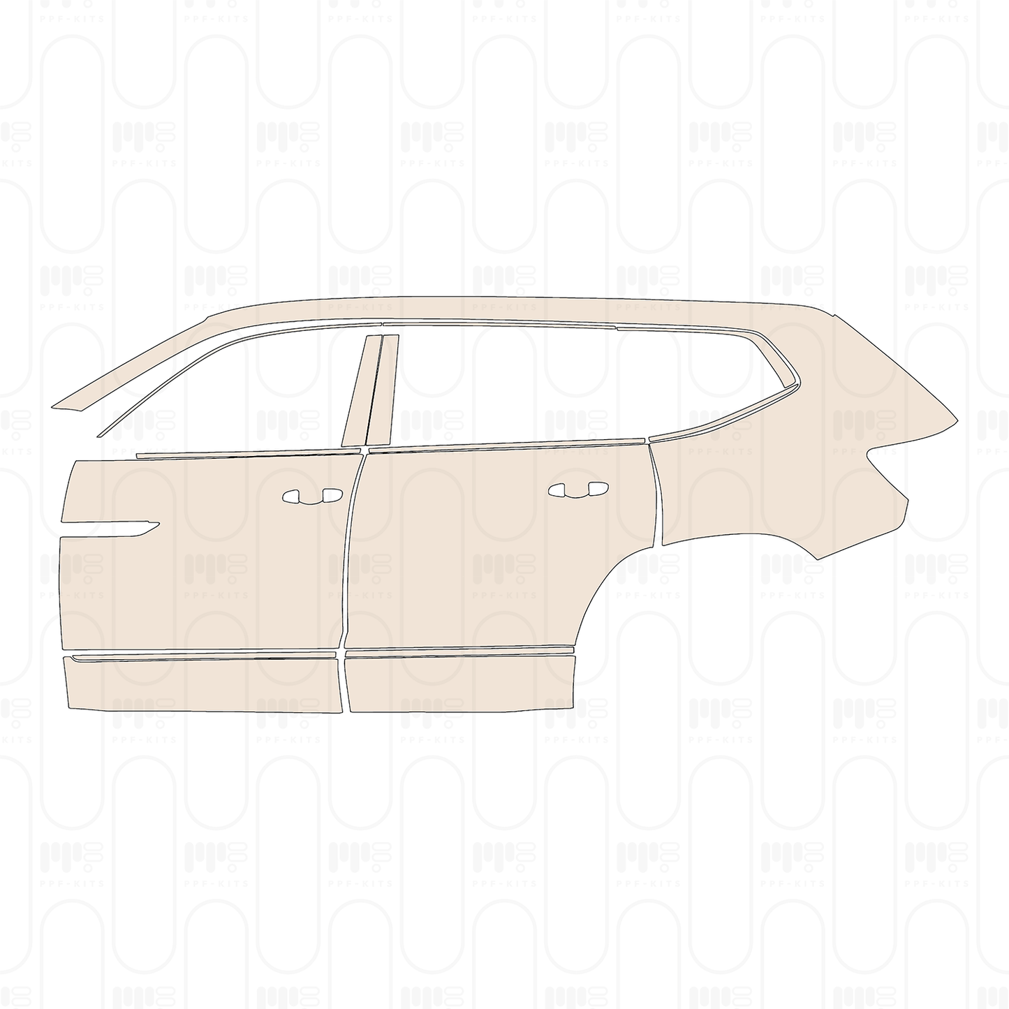 PPF precortado Volkswagen Teramont 2023