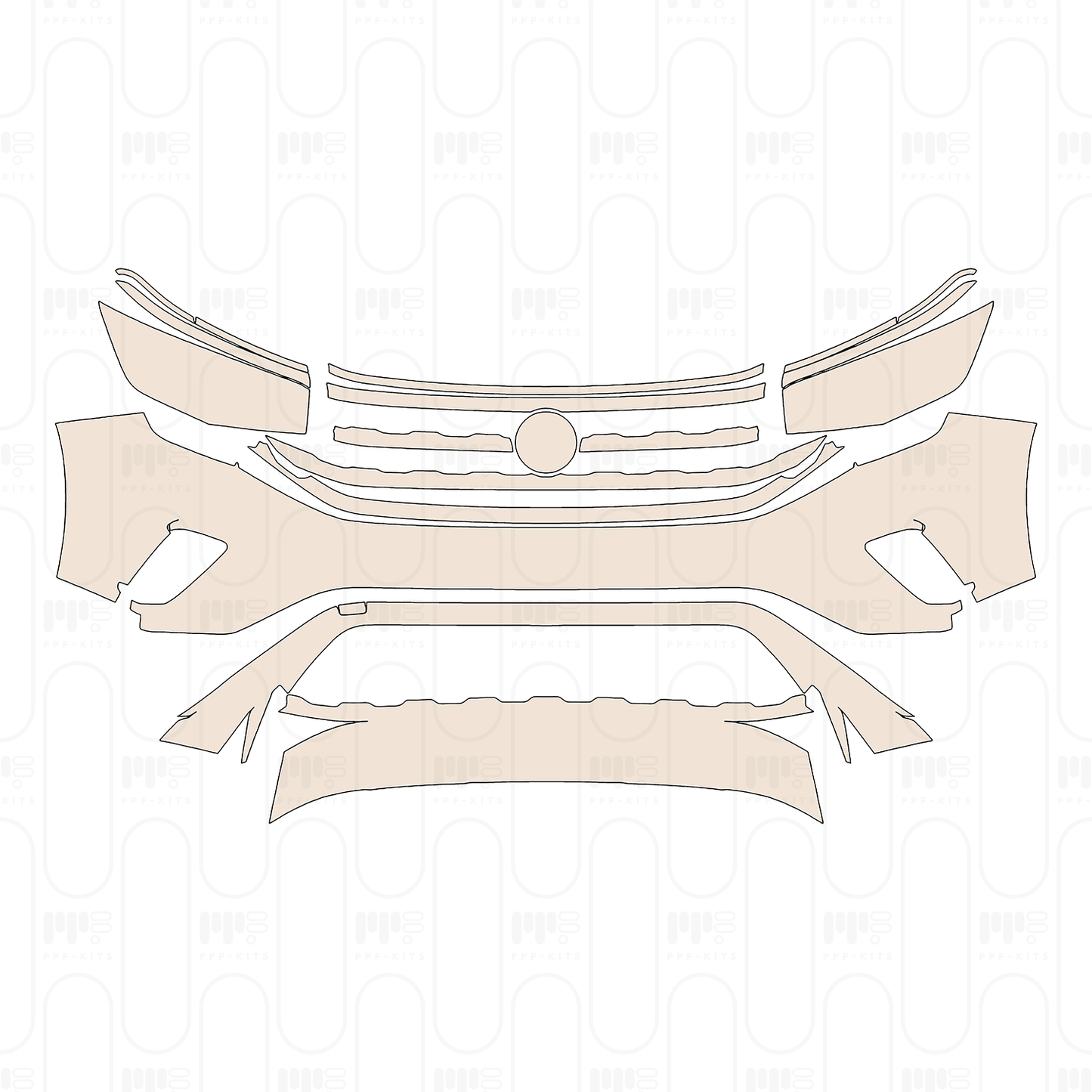 Pre-Cut PPF Volkswagen Atlas Cross Sport (US) SEL 2023