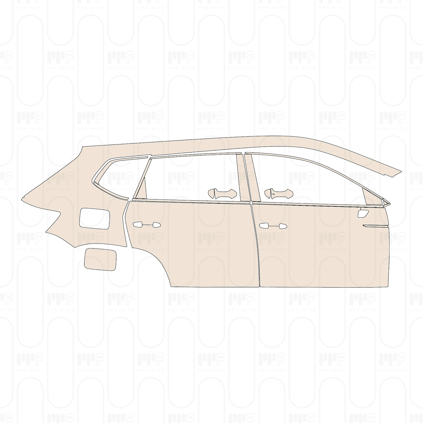 PPF precortado Volkswagen Taos (US) SEL 2022