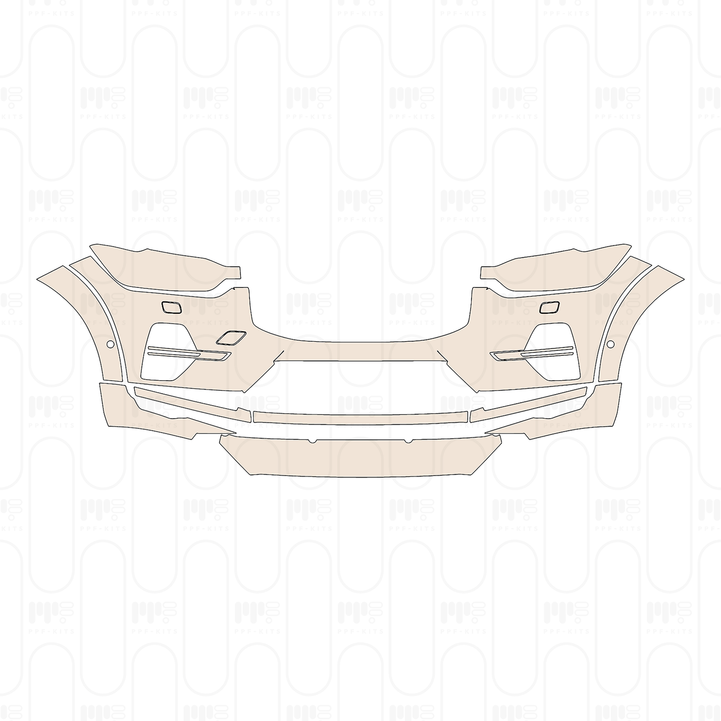 PPF precortado Volvo XC60 Recharge Inscription 2022