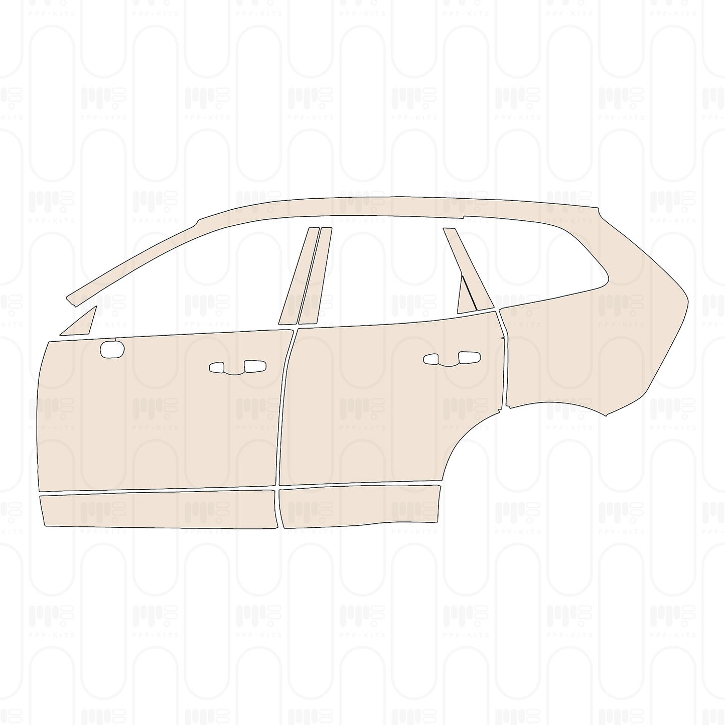 PPF precortado Volvo XC60 R-Design 2022