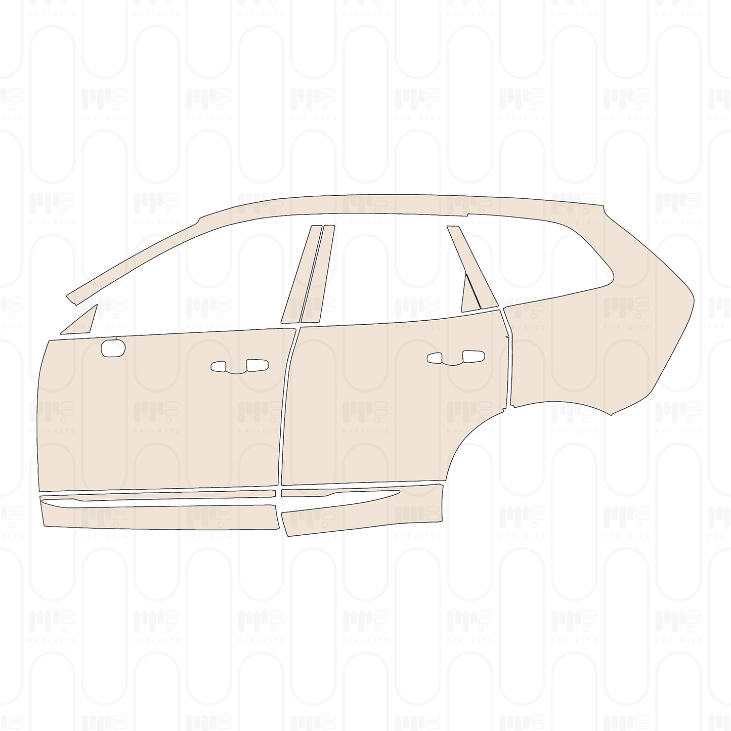 PPF precortado Volvo XC60 Recharge Inscription 2022