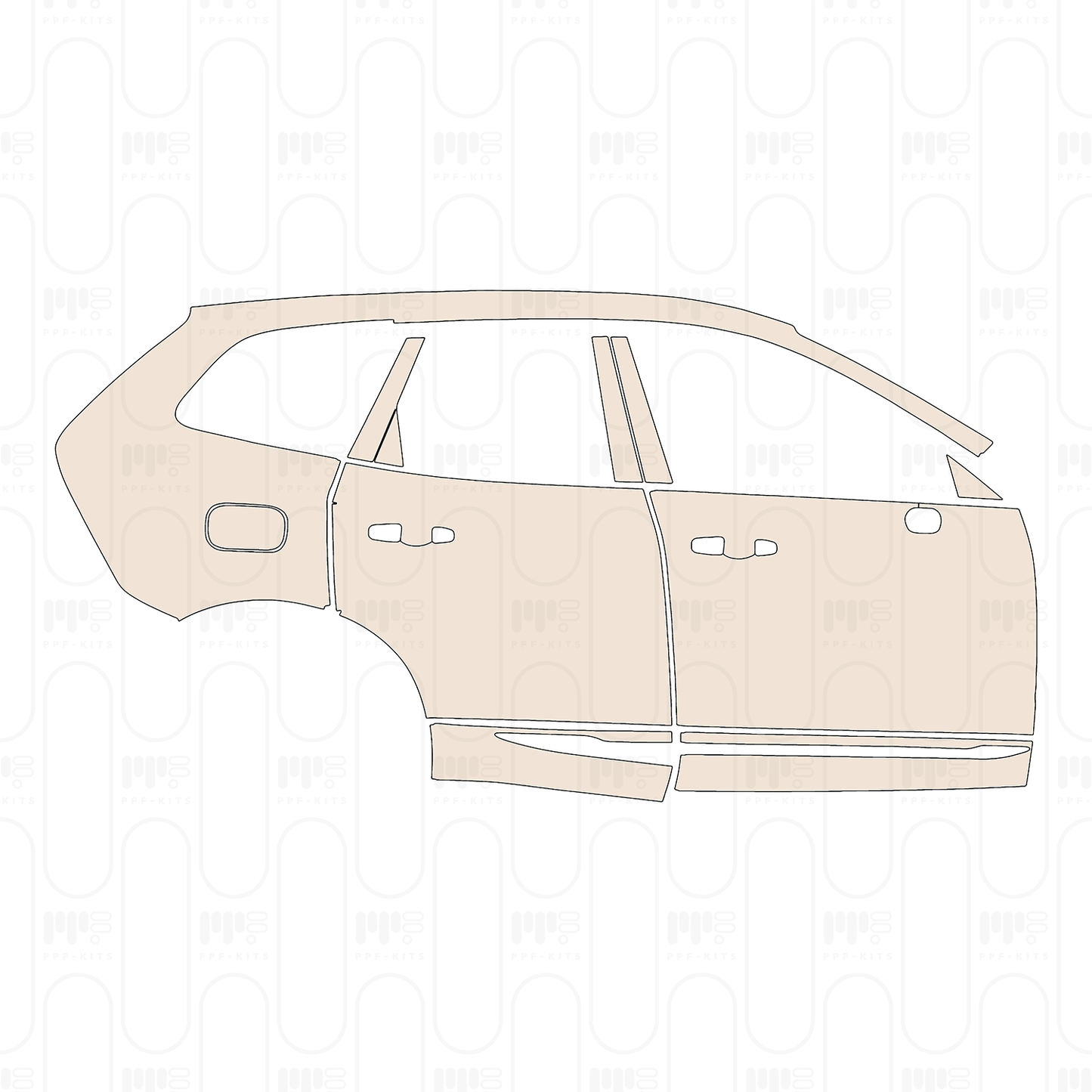 PPF precortado Volvo XC60 Recharge Inscription 2022