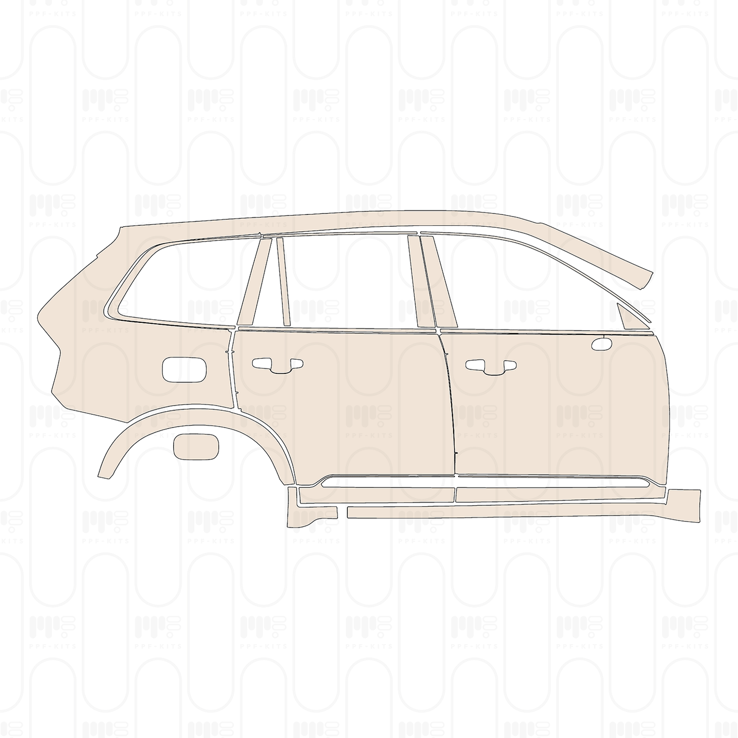 PPF precortado Volvo XC90 Inscription 2023