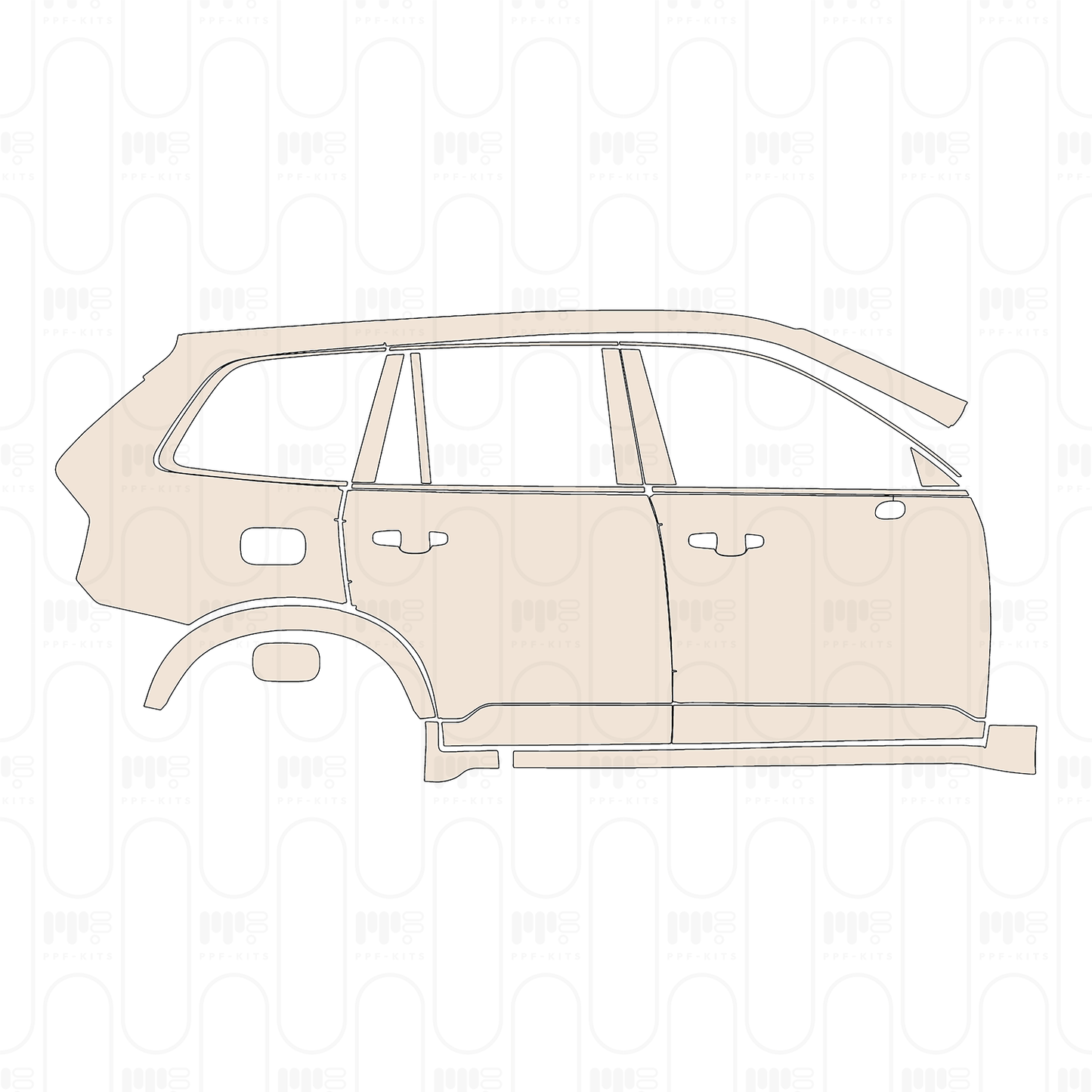 PPF precortado Volvo XC90 R-Design 2022