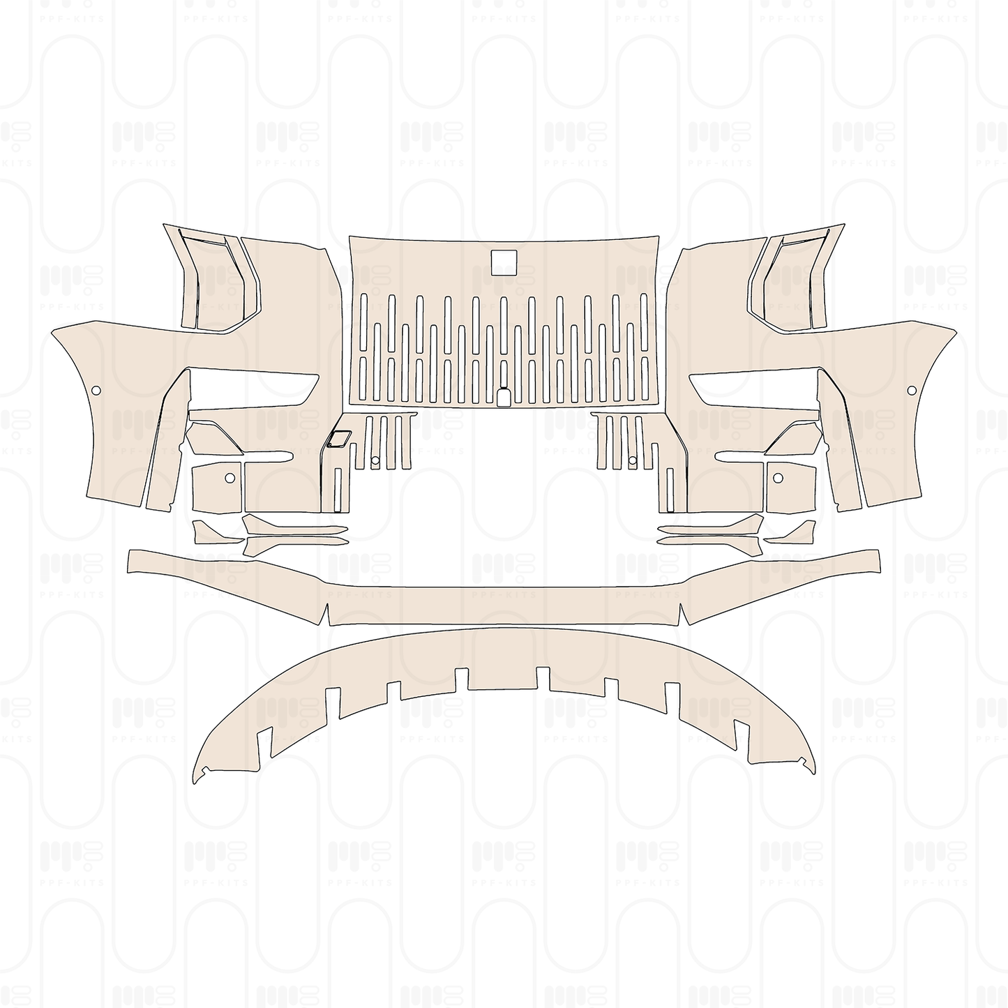 Pre-Cut PPF Zeekr 009 Base 2022