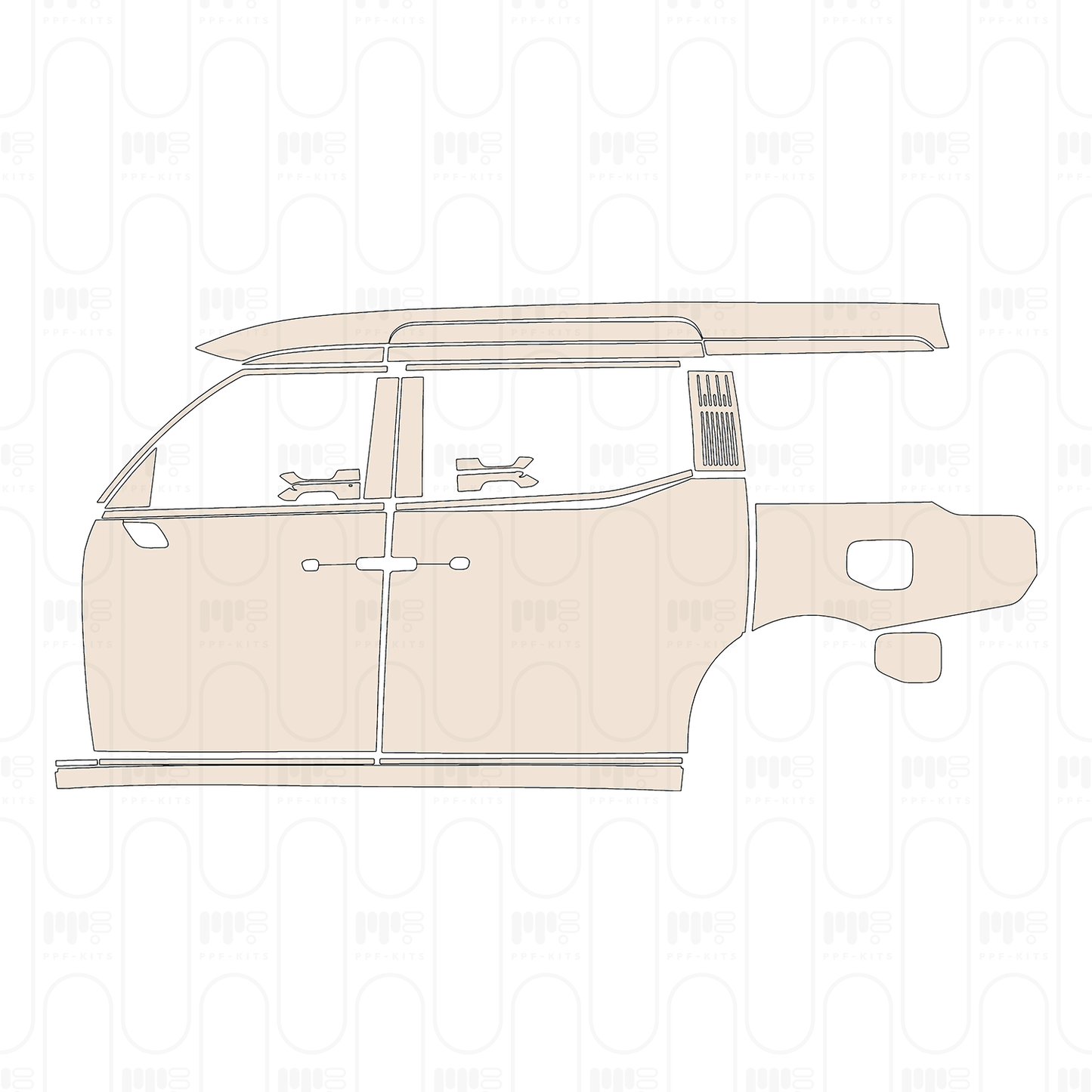 Pre-Cut PPF Zeekr 009 Base 2022