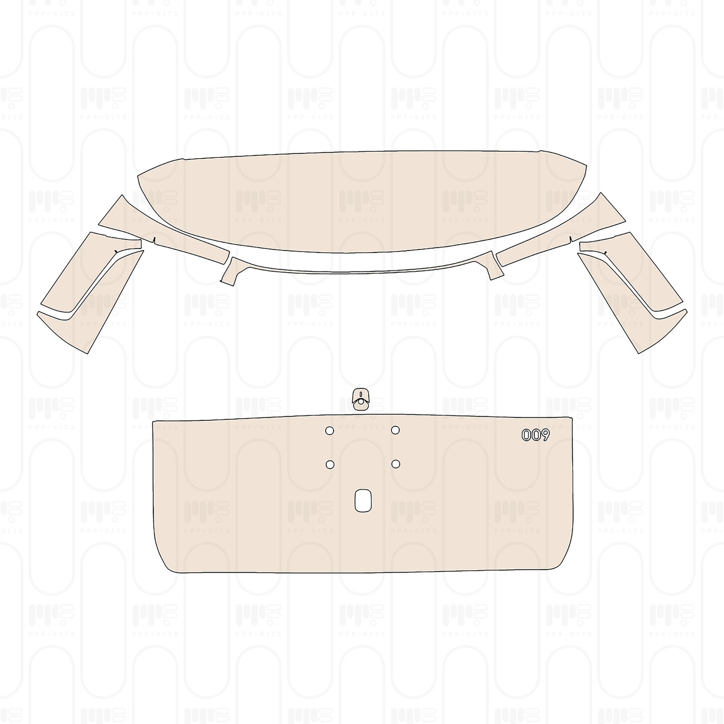 Pre-Cut PPF Zeekr 009 Base 2022