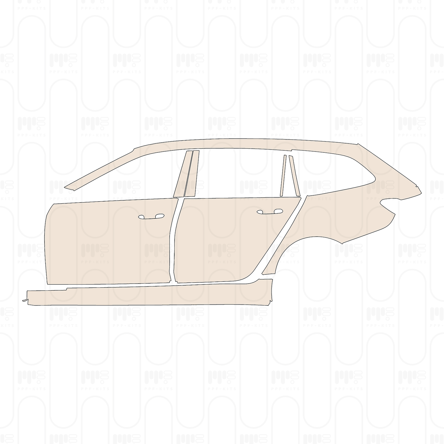 PPF precortado BMW 3 Series Touring M340i 2022