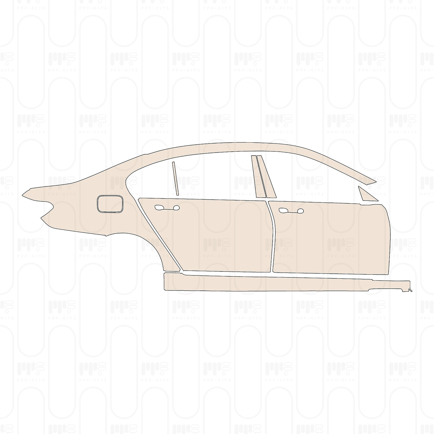 PPF precortado BMW 7 Series Extended Wheelbase Luxury 2022