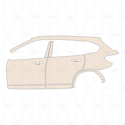 PPF precortado BMW X1 Standard Wheelbase Base 2022