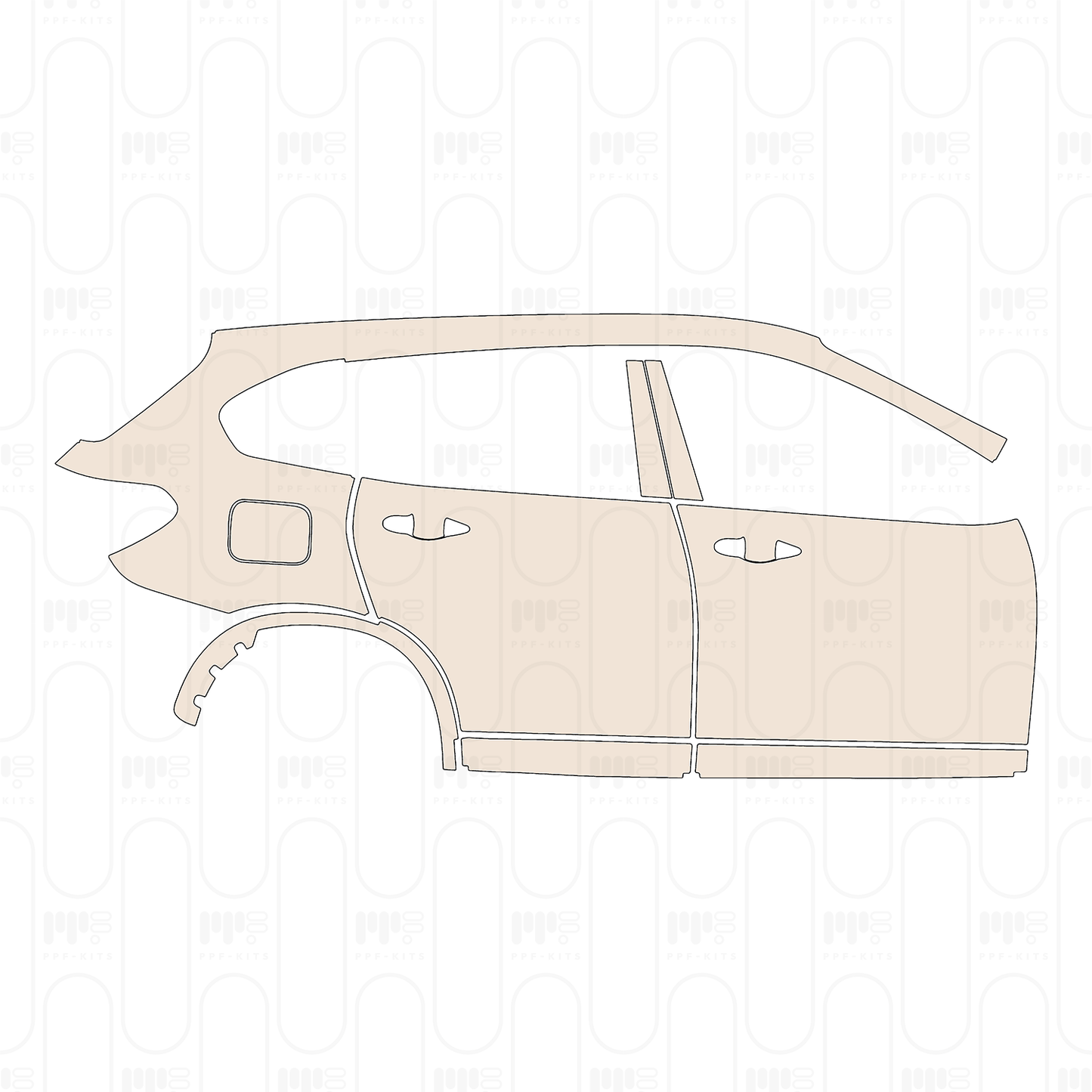 PPF precortado BMW X1 Standard Wheelbase Base 2022
