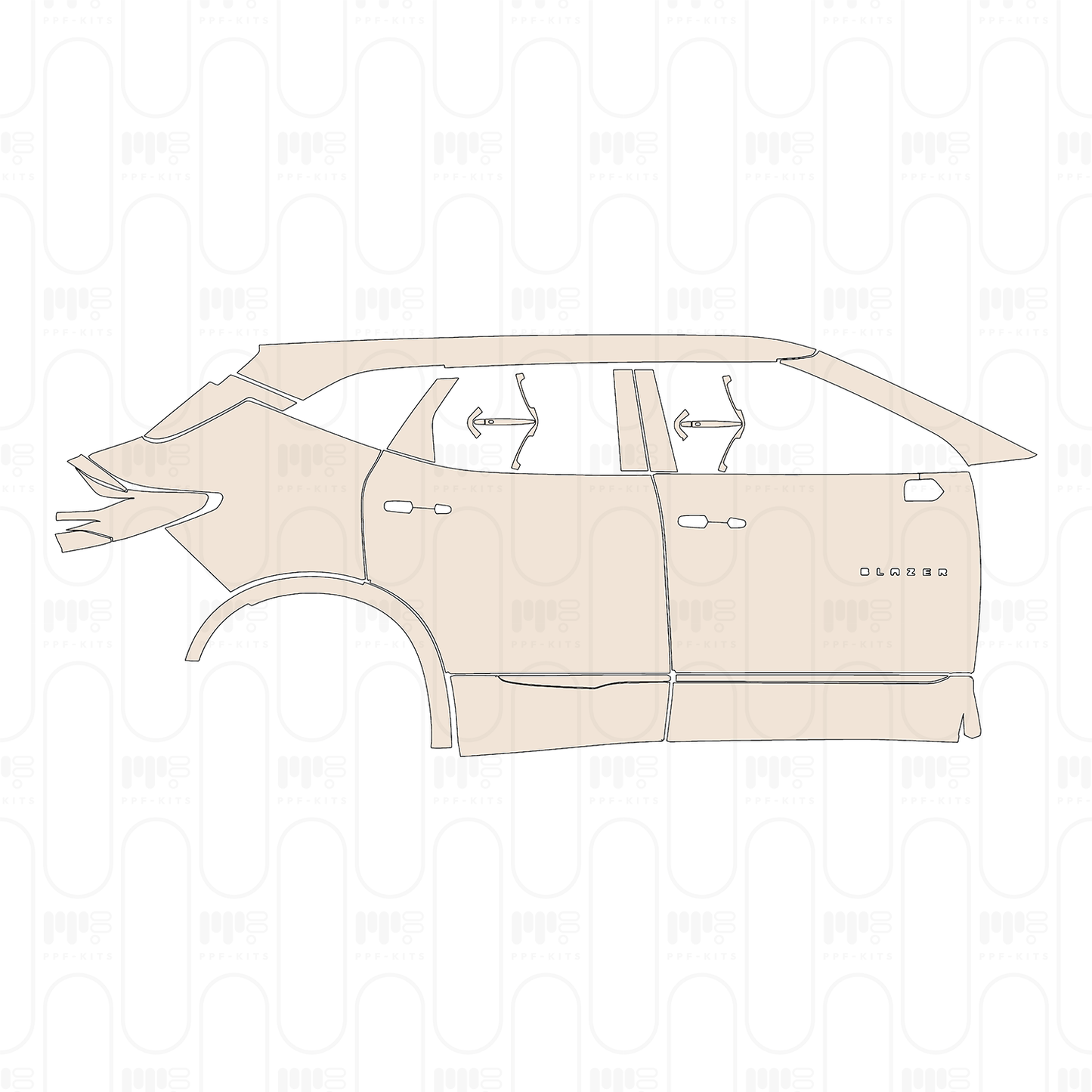 PPF precortado Chevrolet Blazer Premier 2022