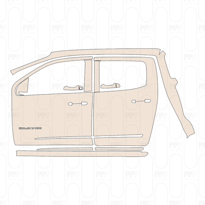 Pre-Cut PPF Chevrolet Colorado Crew Cab ZR2 2022
