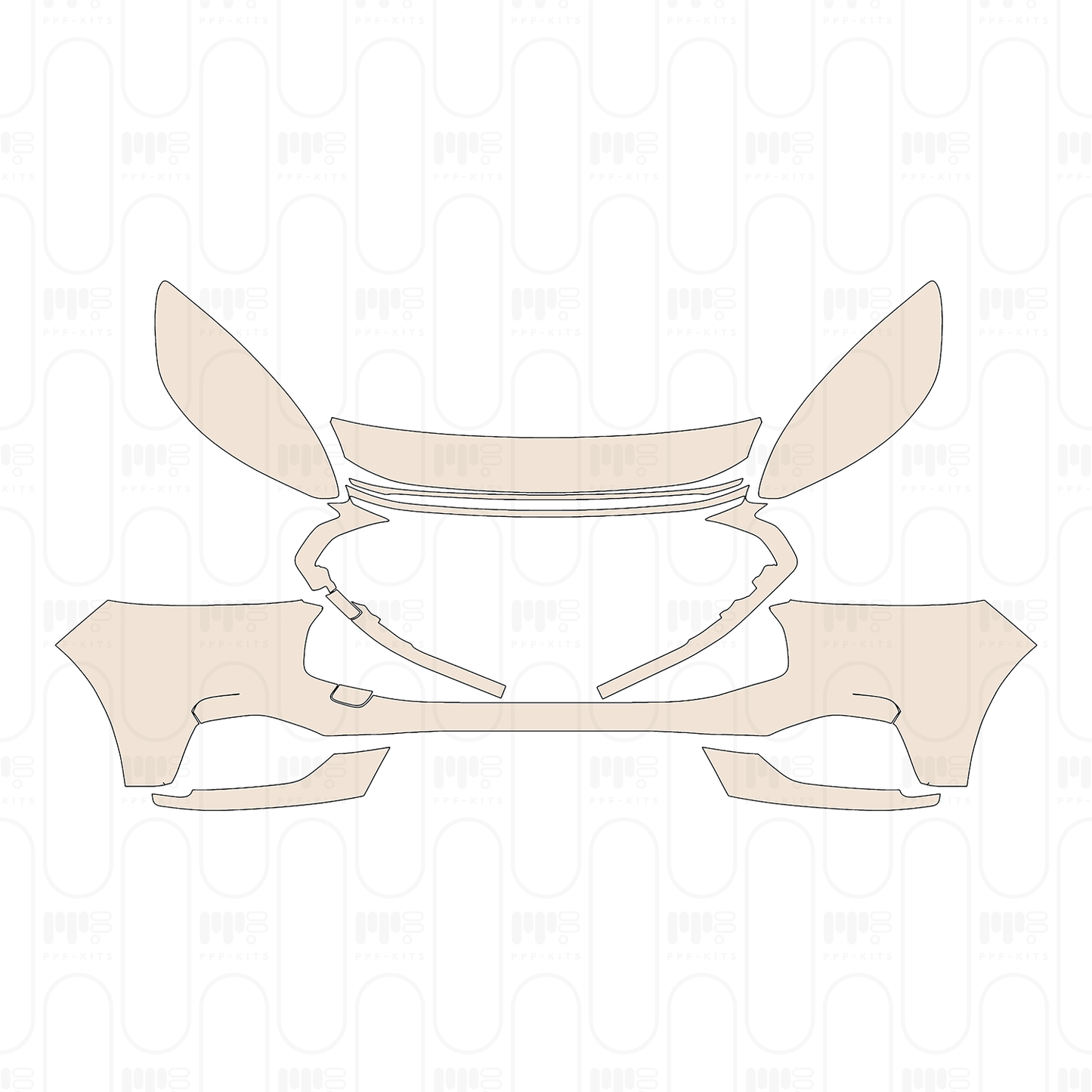 Pre-Cut PPF Ford Escape (CN) Base 2022